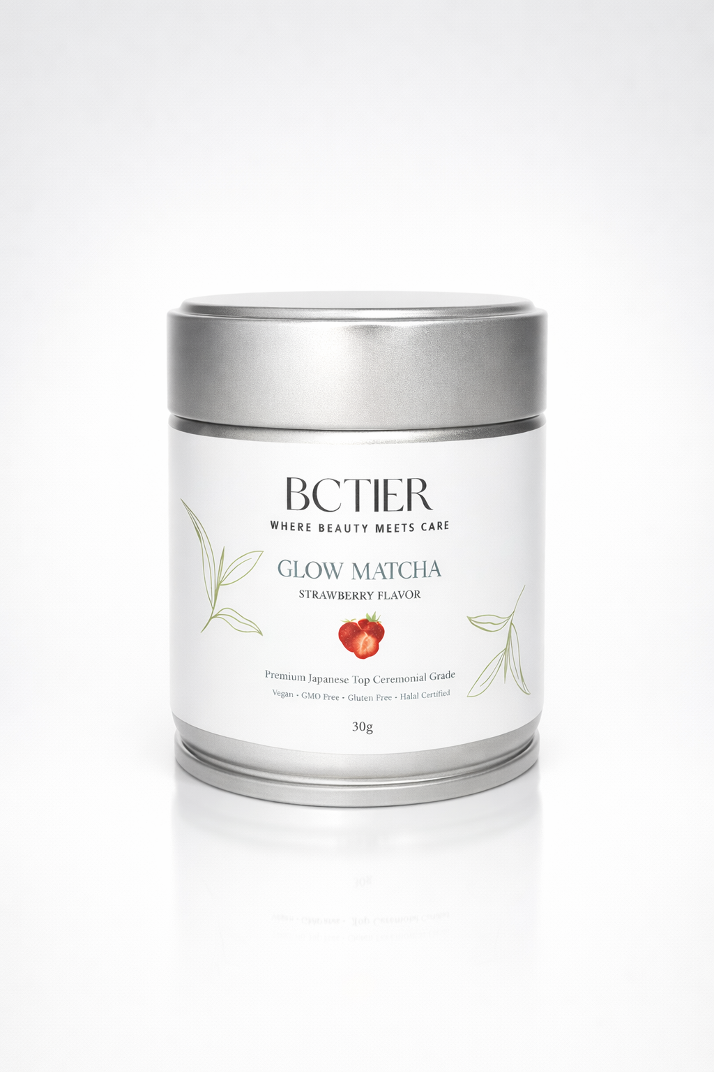 Glow Matcha – Strawberry Flavor (30g)